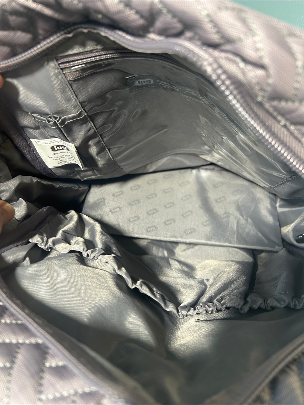 Lug Mini Puddle Jumper Bag in Heather Gray - Picture 4 of 7